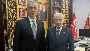 TFF Başkanı İbrahim Hacıosmanoğlundan MHP Lideri Devlet Bahçeliye ziyaret
