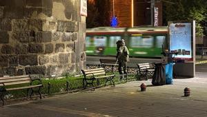 Kayseride şüpheli çanta kontrollü şekilde patlatıldı; içinden kıyafet çıktı