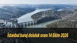 İstanbul baraj doluluk oranı 14 Ekim 2026: İSKİ son durumu açıkladı mı Sağanak sonrası barajlar yüzde kaç doldu