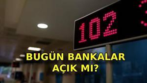 BUGÜN BANKALAR AÇIK MI 15 Ekim Perşembe günü bankalar açık mı, kapalı mı Bankalar hizmet veriyor mu