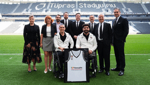 Beşiktaş Tekerlekli Sandalye Basketbol Takımına yeni sponsor