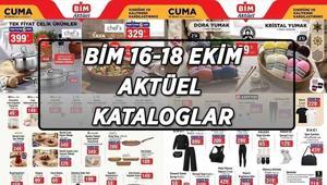 BUGÜN SATIŞTA 16 EKİM BİM CUMA KATALOĞU🛒 BİM 16 Ekim Cuma aktüel ürünler kataloğunda hangi ürünler satışa çıkacak Spor Ayakkabı Erkek, Lotto Spor Ayakkabı Kadın, Eşofman Altı Erkek, Yoga Çorabı Kadın, Tek Fiyat Çelik Ürünler