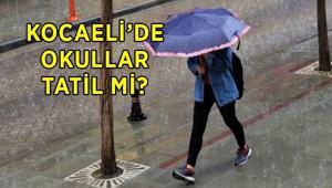 KOCAELİDE YARIN OKULLAR TATİL Mİ 16 EKİM Yağış nedeniyle Kocaelide yarın okul var mı, yok mu