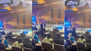 Azerbaycanda İsraile tarihi tepki Dışişleri Bakanı Hakan Fidan salonu terk etti