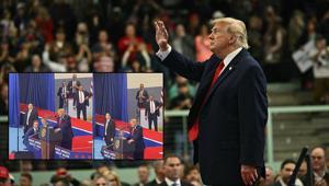 Gizli Servis aniden harekete geçti Trumpın mitinginde esrarengiz anlar: Suikast alarmı mı