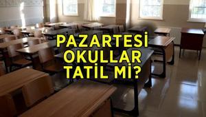 PAZARTESİ OKULLAR TATİL Mİ 19 Ekim Pazartesi İstanbulda okul var mı, yok mu