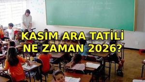 KASIM ARA TATİLİ NE ZAMAN 2026 | İlk ara tatil kaç gün sürecek İşte MEB 2026-2027 çalışma takvimi ve ara tatil tarihleri