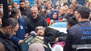 Maltepe’de çöken binada hayatını kaybeden 5 yaşındaki Gülcenin cenazesinde yürek yakan anlar Annesi sedyeyle getirildi