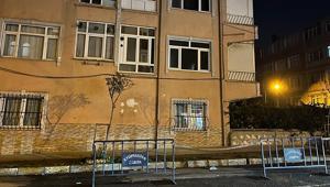 Eyüpsultanda kolonlarından sesler gelen 5 katlı bina tahliye edildi