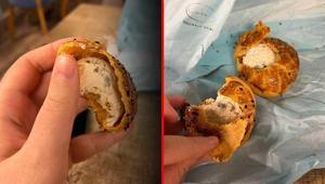 Fırındaki ürünlerin içini görünce şoke oldu: Almasaydın o zaman