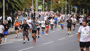 İstanbulda 3 bin 500 kişiyle Cumhuriyet koşusu