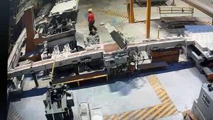 Alüminyum fabrikasındaki patlamanın görüntüleri ortaya çıktı