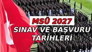 MSÜ 2027 SINAV VE BAŞVURU TARİHİ 🚩Millî Savunma Üniversitesi Askerî Öğrenci Aday Belirleme Sınavı ne zaman MSÜ başvuruları ne zaman alınacak