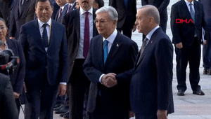 Kazakistan Cumhurbaşkanı Kasım Cömert Tokayev için Beştepede resmi tören