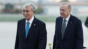 Cumhurbaşkanı Erdoğan, Kazakistan Cumhurbaşkanı Tokayevi resmi törenle karşıladı