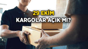 KARGO HABERLERİ: 29 Ekim kargolar (Yurtiçi Kargo, Aras Kargo, MNG Kargo, Sürat Kargo, Trendyol Express ve PTT Kargo) açık mı, kapalı mı 29 Ekim bugün kargolar çalışıyor mu