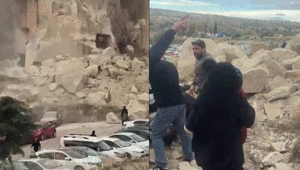Son dakika... Kapadokyada peribacası çöktü: Ölü ve yaralılar var