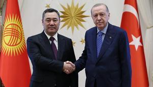 Cumhurbaşkanı Erdoğan, Kırgızistan Cumhurbaşkanı Caparov ile görüştü