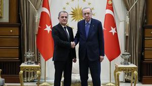Cumhurbaşkanı Erdoğan, Azerbaycan Dışişleri Bakanı Bayramovu kabul etti
