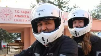 Bakan Koca paylaşmıştı! Sağlık çalışanı çift motosiklet ambulansla hayat kurtarıyor