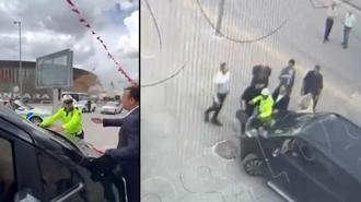 Ankara'da soruşturma başlatan görüntü! CHP'li vekilin şoförü, polisin üzerine araç sürdü iddiası