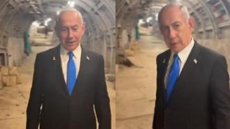 Netanyahu'dan tünelde video! Mescid-i Aksa'nın altında tartışmalı görüntü