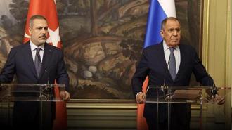 Dışişleri Bakanı Hakan Fidan Moskova'da Rus mevkidaşı Lavrov ile açıklamalarda bulunuyor