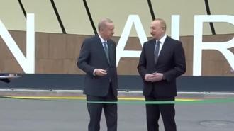 Erdoğan ve Aliyev, Laçın Havalimanı'nı açtı
