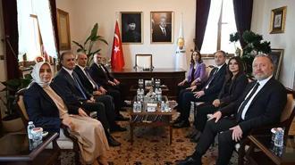 AK Parti ile DEM Parti heyeti bir araya geldi! Peş peşe önemli açıklamalar