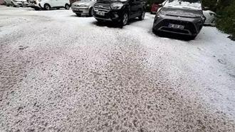 Ardahan’da dolu yağışı hayatı felç etti