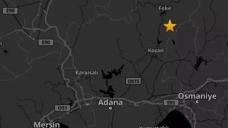 AFAD duyurdu: Adana'da 3.9 büyüklüğünde deprem