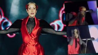 Derya Uluğ’a Şanlıurfa konserinde büyük şok! Su şişesi fırlatıldı