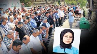 Fethiye'de depremde panik atak geçirerek yaşamını yitiren Afranur, son yolculuğuna uğurlandı