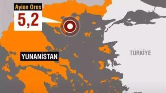 Çanakkale açıklarında 5.2 büyüklüğünde deprem!