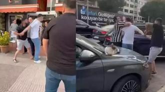 Tepki gösteren kadına 'Boğazını keserim' diyen sürücü yakalandı