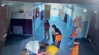 Öğretmen, nefes borusuna kraker kaçan öğrenciyi Heimlich manevrasıyla kurtardı