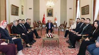 TBMM Başkanı Kurtulmuş, AK Parti Gençlik Kolları Başkanı'nı kabul etti