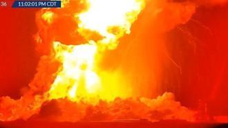 SpaceX’in Starship roketi test sırasında patladı: Patlama anı kameralara yansıdı