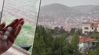 Haziran ayında dolu şaşkınlığı! Ekili alanlarda zarara yol açtı