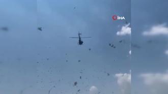 ABD'de vasiyet üzerine helikopterden 5 bin dolar para saçıldı