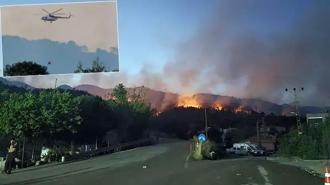 Hatay’da orman yangını 2'nci gününde!