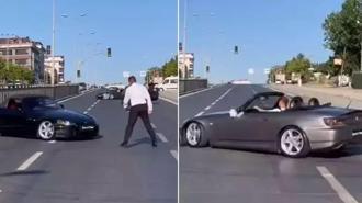 Arnavutköy'de trafik magandaları düğün konvoyunda tehlike saçtı