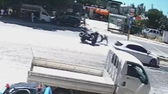 Takla atan ATV'den sağ kurtuldu
