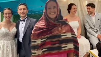 Trabzon'a Amerikalı gelin! Emily fındık topladı, horon oynadı