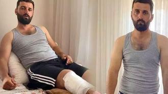 Arkadaşının kürekli müdahalesiyle kendisine saldıran ayıdan kurtuldu