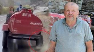 Patlak lastikle yardıma giden çiftçi, DHA'ya konuştu