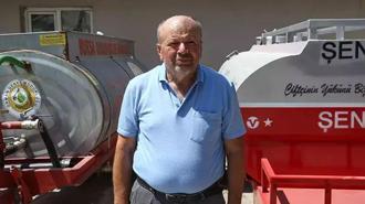 Patlayan lastikle yangına su taşıyan çiftçiye, 3 tanker hediye edildi!