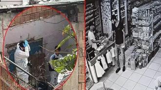Ev arkadaşının boğazını keserek öldüren zanlının marketten yumurta aldığı anlar kamerada