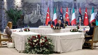 Dolmabahçe'de kritik zirve: Cumhurbaşkanı Erdoğan, Meloni ve Dibeybe'yi kabul etti