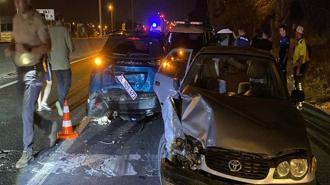 Polisten kaçan araç kaza yaptı! Araçtan 11 kişi çıktı ve hemen gözaltına alındı